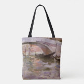 Gondels door John Singer Sargent, Impressionisme K Tote Bag (Achterkant)