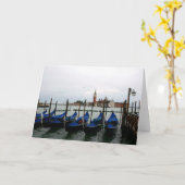 Gondels met een uitzicht kaart (Gele Bloem)