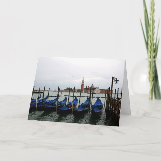 Gondels met een uitzicht kaart (Voorkant)