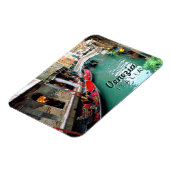 Gondels op een klein kanaal in Venetië Magneet (Linkerzijde)