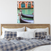Gondels op het Grand Canal, Venetië Canvas Afdruk (Insitu (Slaapkamer))
