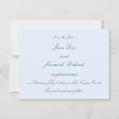 Gondels Save-the-Date Kaarten (Achterkant)