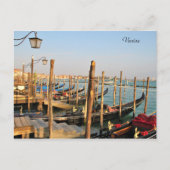 Gondels, Venetië, Italië, Fotografie, Ansichtkaart Briefkaart (Voorkant)