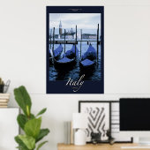 Gondoals van Venetië Poster (Thuiskantoor)
