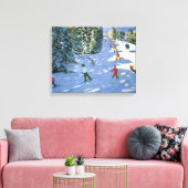 Gondola Austria Alps 2004 Canvas Afdruk (Insitu (Woonkamer))