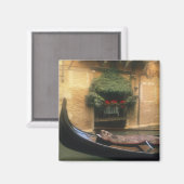 Gondola en Restaurant, Venetië, Veneto, Italië Magneet (Voorkant / Achterkant)