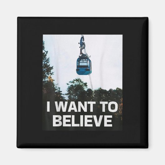 Gondola Ik wil geloven Magneet (Voorkant)