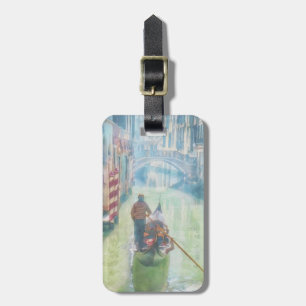 Gondola in Venetië, Italië Bagagelabel