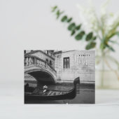 Gondola in Venetië, Italië Briefkaart (Staand voorkant)