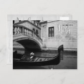 Gondola in Venetië, Italië Briefkaart (Voorkant / Achterkant)