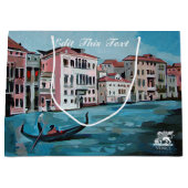 Gondola in Venetië, Italië Groot Cadeauzakje (Voorkant)