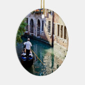 Gondola in Venetië, Italië Keramisch Ornament (Rechts)