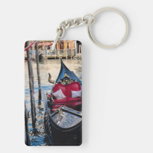 Gondola in Venetië, Italië Sleutelhanger