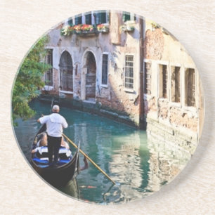 Gondola in Venetië Zandsteen Onderzetter