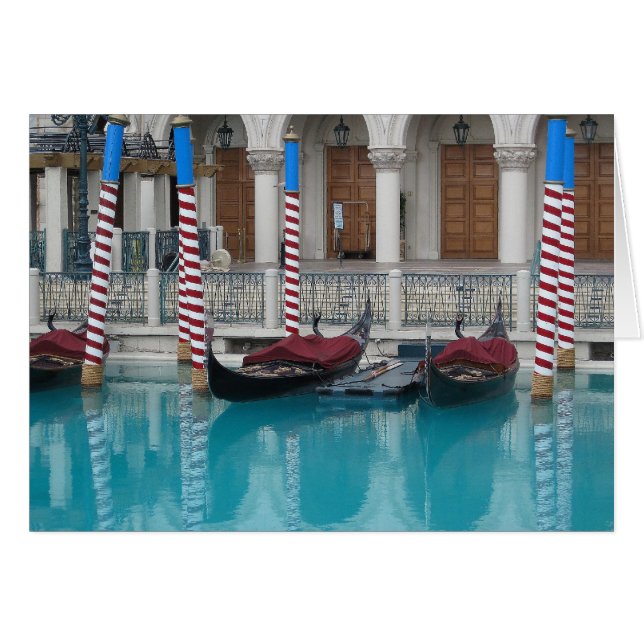 Gondola is bij de Venetian, Las Vegas (Voorkant Horizontaal)