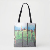 Gondola Moorings in Venetië Tote Bag (Voorkant)