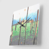 Gondola Moorings in Venetië Vierkante Klok (Hoek)