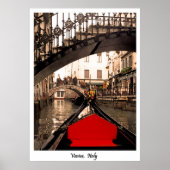GONDOLA ONDER BRIDGE, poster (Voorkant)