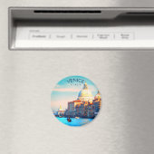 Gondola op Grand Canal - Venetië, Italië Magneet (Insitu (Vaatwasser))