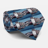 Gondola op het Grand Canal, Rialto Bridge, Venetië Stropdas (Opgerold)