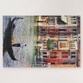 Gondola op het Grote Kanaal van Venetië Legpuzzel (Horizontaal)