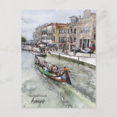 Gondola Ride- Aveiro Portugal Briefkaart (Voorkant)