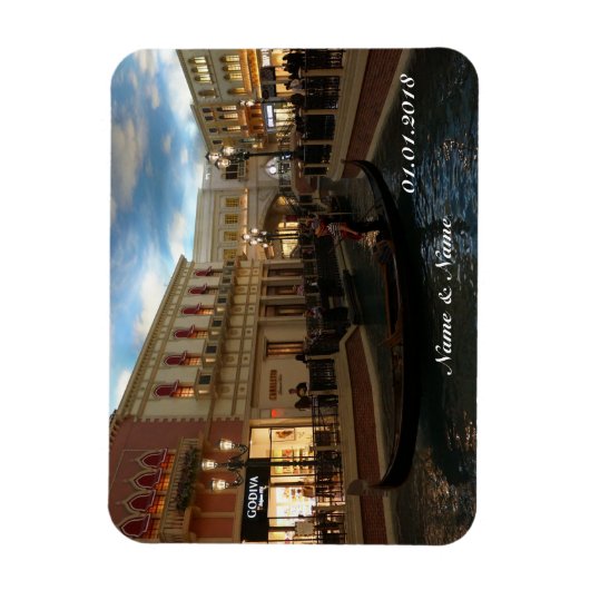 Gondola Ride bij de Venetiaanse Magnet Magneet (Verticaal)