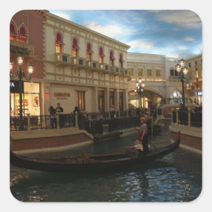 Gondola Ride bij de Venetiaanse Stickers