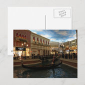 Gondola Ride bij het Venetiaanse Briefkaart (Voorkant / Achterkant)
