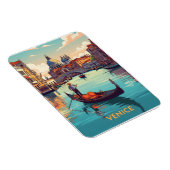 Gondola ride in Venice with historic buildings Magneet (Rechterzijde)