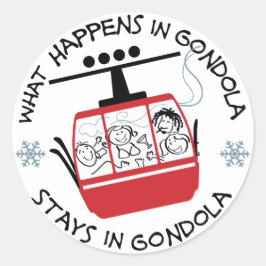 Gondola Ride Sticker