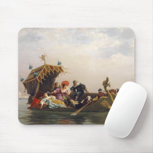 Gondola Ride van Arnold Corrodi Muismat (Met muis)