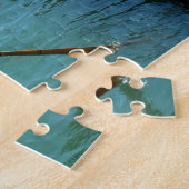 Gondola rijdt in Venetië Legpuzzel (Zijkant)