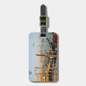 Gondola, Venetië, Italië, Fotografie, bagagelabel (Voorkant verticaal)