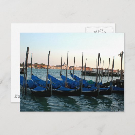 Gondola Venice Briefkaart (Voorkant / Achterkant)