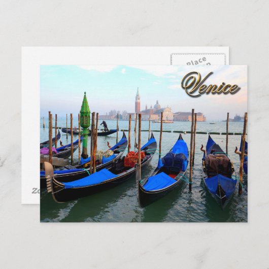 Gondolas Briefkaart (Voorkant / Achterkant)