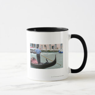 Gondolas in het kanaal van Venetië Mok