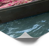 Gondolas in het kanaal van Venetië Poster (Hoek)