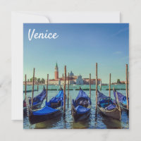 Gondolas in Venetië, Italië