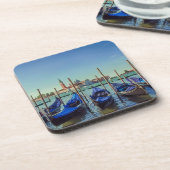 Gondolas in Venetië, Italië Bier Onderzetter (Linkerzijde)