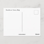 Gondolas in Venetië, Italië Briefkaart (Achterkant)