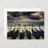 Gondolas in Venetië, Italië Briefkaart (Voorkant / Achterkant)