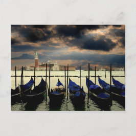Gondolas in Venetië, Italië Briefkaart