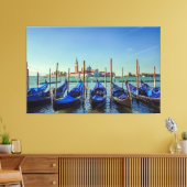 Gondolas in Venetië, Italië Canvas Afdruk (Insitu (Woonkamer))