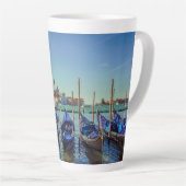 Gondolas in Venetië, Italië Latte Mok (Rechterhoek)
