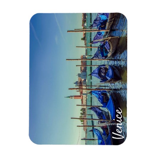 Gondolas in Venetië, Italië Magneet (Verticaal)