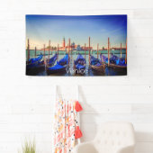 Gondolas in Venetië, Italië Spandoek (Insitu)