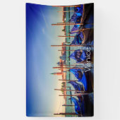 Gondolas in Venetië, Italië Spandoek (Verticaal)