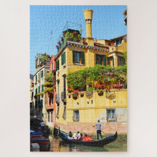 Gondolas in Venetië Legpuzzel (Verticaal)