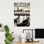 gondolas in venetië poster (Thuiskantoor)